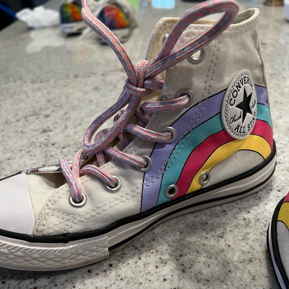 Unicorn Rainbow Converse Size 13 - Picture 14 of 16